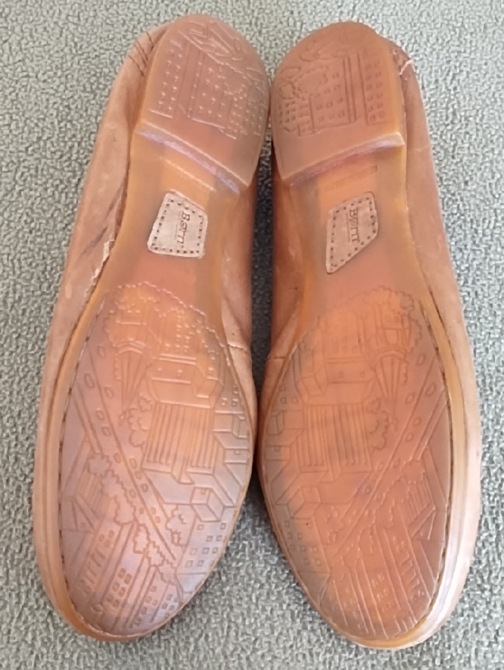 Born Julianne Ballet Flats Women's Size 8.5 Medium Leather Comfort Mid Brown - Picture 4 of 7